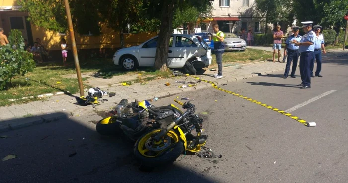 accident motociclist