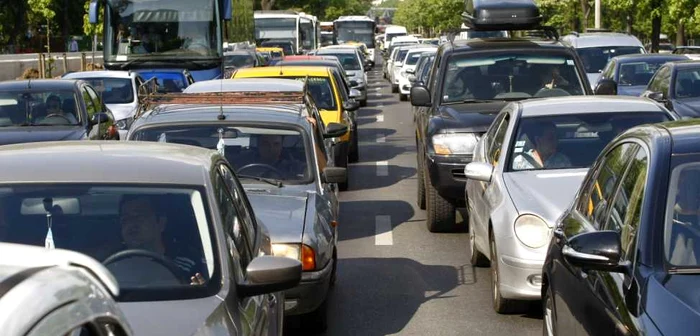 Aglomeratie trafic Bucuresti FOTO David Muntean