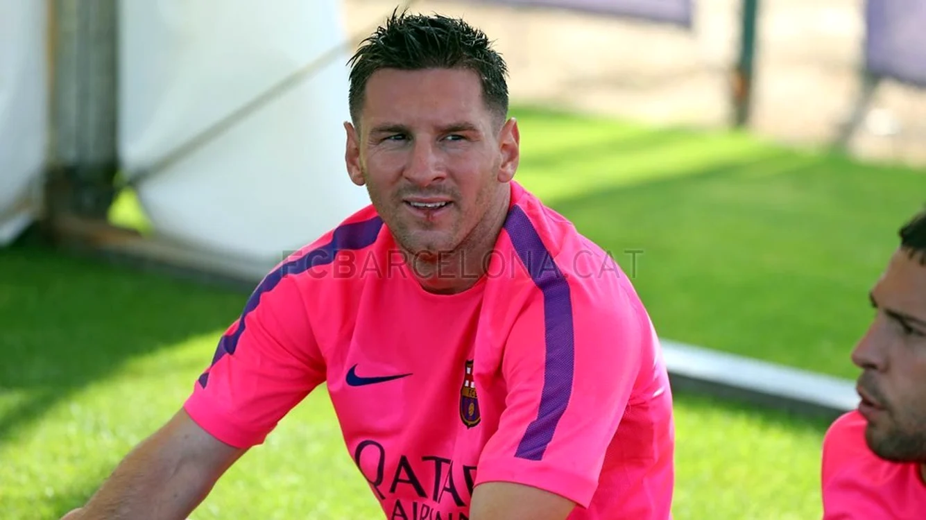 Argentinianul n-a fost în cea mai bună formă la primul antrenament sub comanda lui Luis Enrique