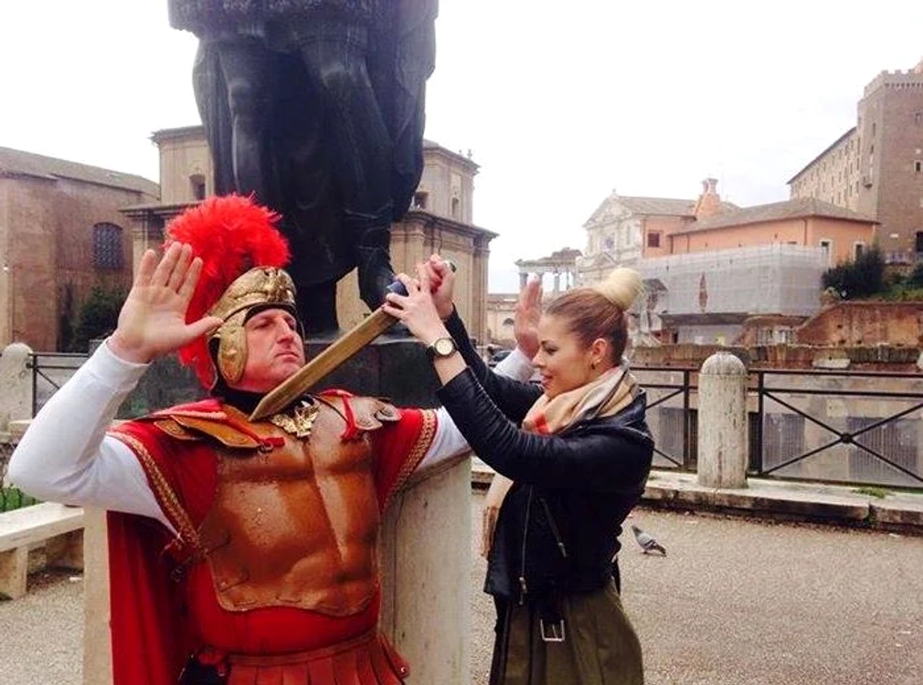 Solista a avut timp să viziteze câteva obiective turistice