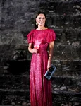 Kate Middleton rochie sclipitoare roz GettyImages 1239405429 jpg