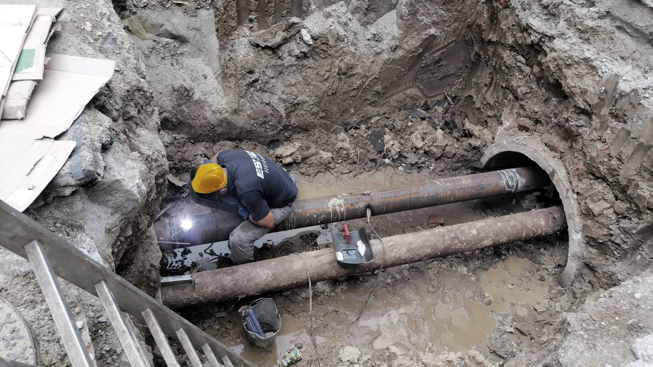 Avarie la rețeaua de apă caldă FOTO: Facebook/Termoenergetica