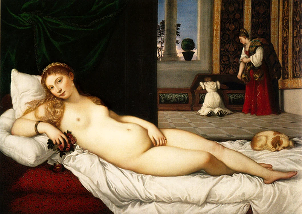 Venus din Urbino,  Tiţian. 1538