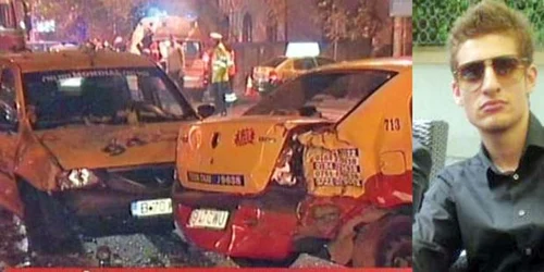 Accidentul provocat de Andrei Andronie (dreapta), pe Calea Floreasca, din Bucureşti