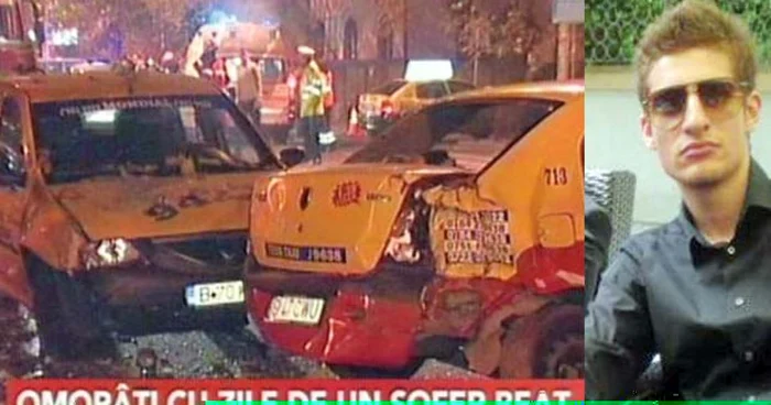 Accidentul provocat de Andrei Andronie (dreapta), pe Calea Floreasca, din Bucureşti