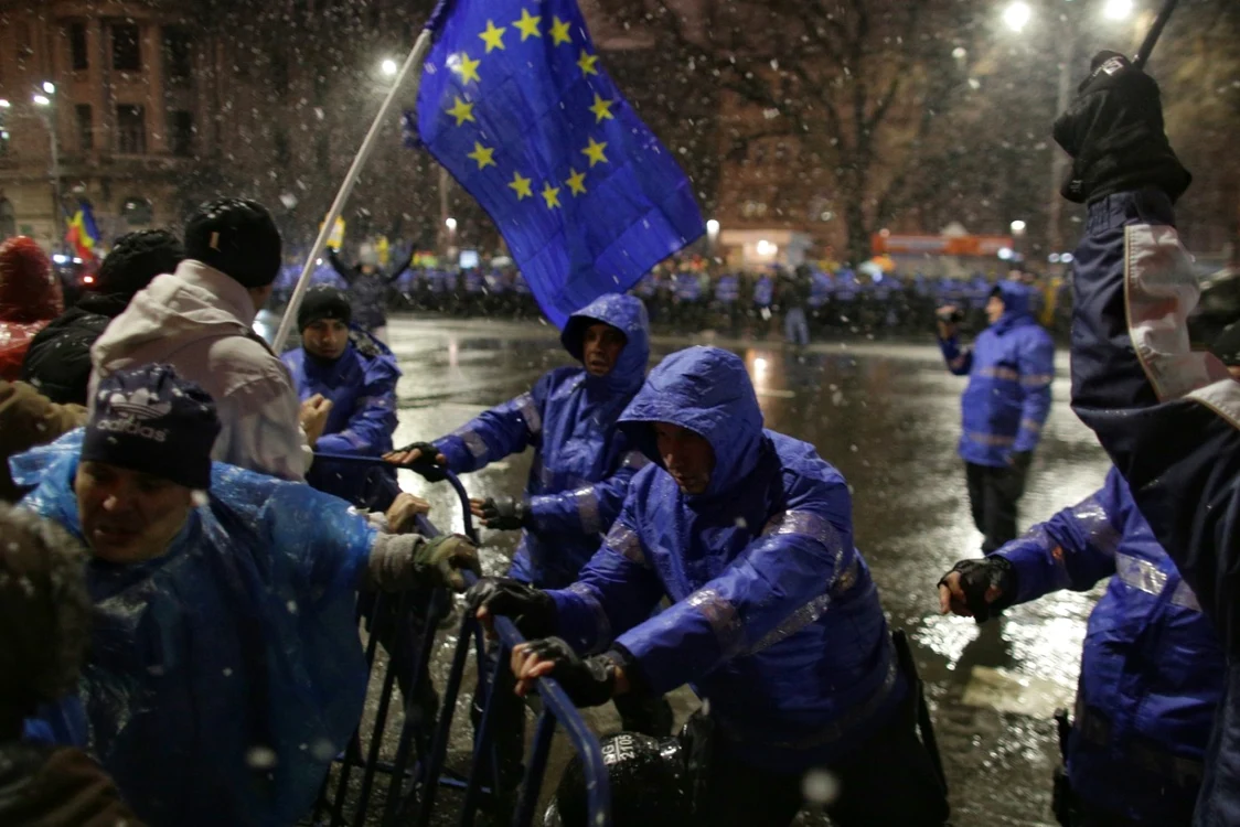 Protest in Bucureşti privind modivicările legilor justiţiei. 20 ianuarie 2018. FOTO Inquam Photos/Octav Ganea