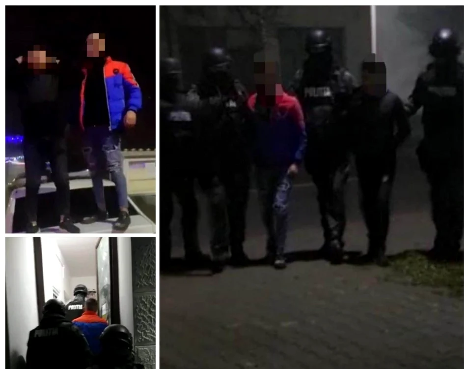 Poliţiştii au reuşit să-i prindă pe teribilişti Sursa video