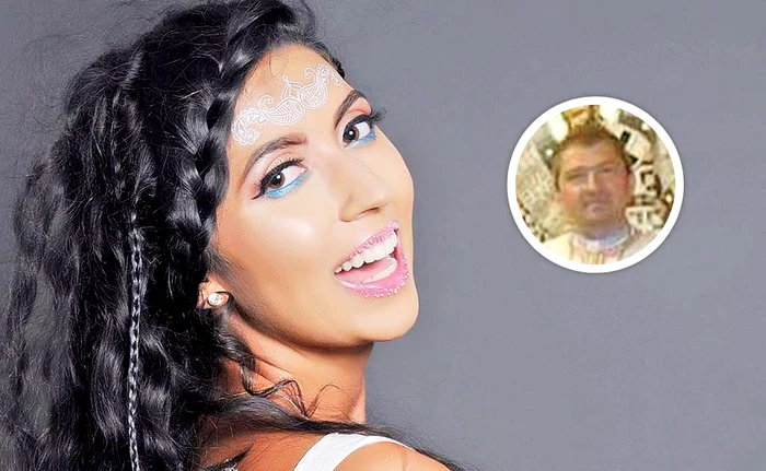 Maria Andreea şi părintele Vârlan Viorel Ioan