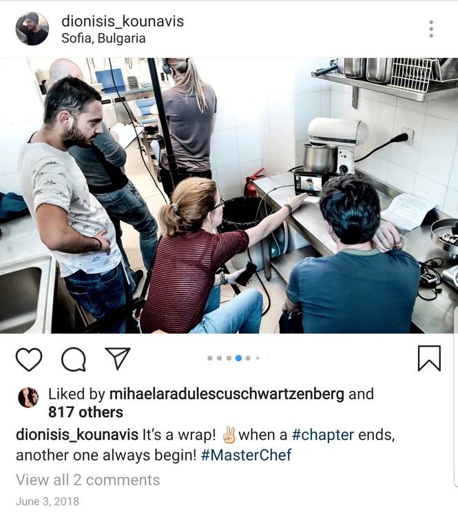 Dionisis Kounavis, în spatele camerelor de filmat