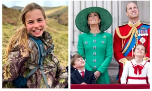 Prințesa Charlotte la 10 ani colaj jpg