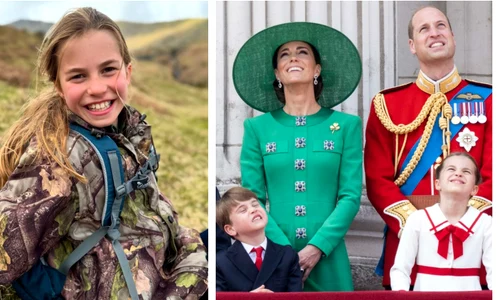 Prințesa Charlotte la 10 ani colaj jpg