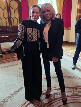 Mirabela Grădinaru și Brigitte Macron jpg