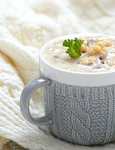 Supa crema de ciuperci si paste orzo  Sursa foto shutterstock 247666399 jpg