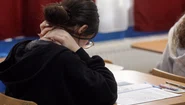 Elevă la examen - simulare evaluarea nationala - subiecte FOTO Inquam / George Călin