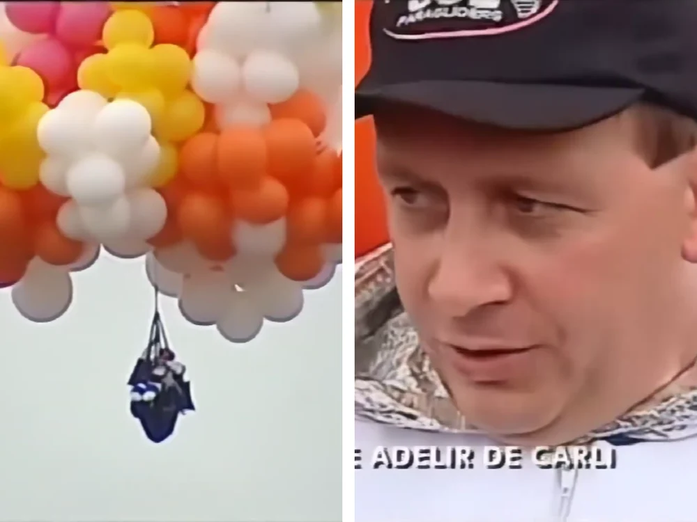 Povestea preotului care a murit după ce s-a legat de 1.000 de baloane umplute cu heliu, pentru a bate un record mondial. Corpul i-a fost găsit după câteva luni