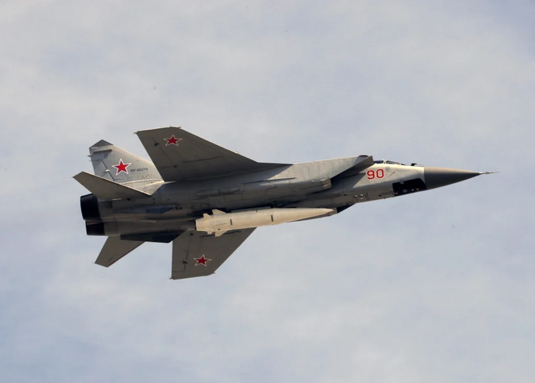 Avion rusesc MiG 31 FOTO: EPA EFE