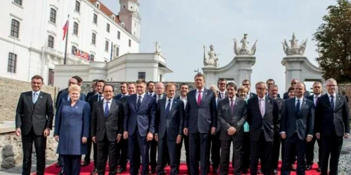 Liderii europeni prezenti la summitul de la Bratislava FOTO EPA