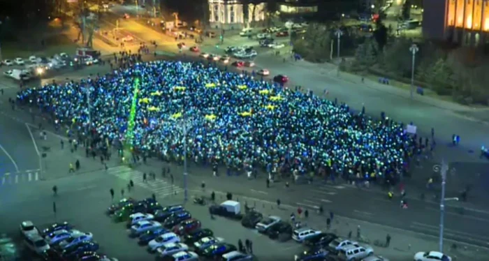 Protest Piata Victoriei 