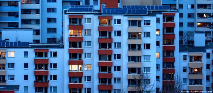 Un cartier de blocuri din Berlin