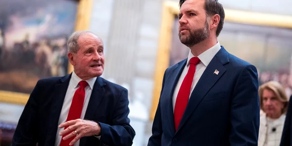 Jim Risch alături de JD Vance FOTO Profimedia 