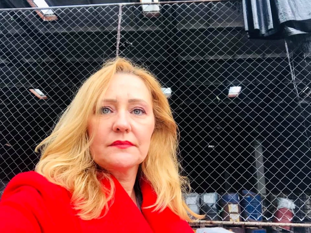 Elena Lasconi i-a dat afară pe cei doi pentru că nu au luat măsurile de protecţie anti-COVID-19 în piaţa centrală FOTO: arhiva personală