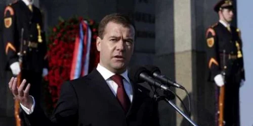 Preşedintele rus Dmitri Medvedev