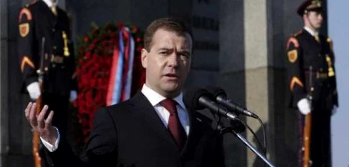 Preşedintele rus Dmitri Medvedev