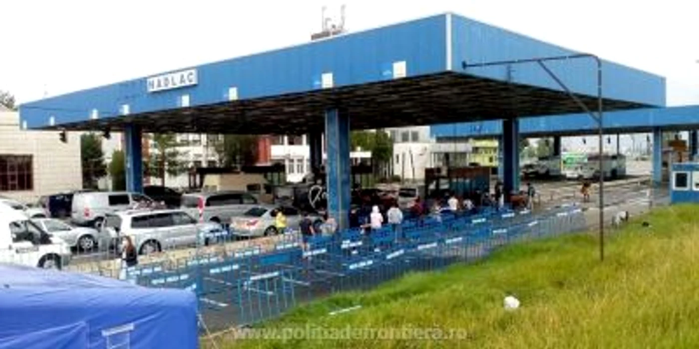 Punctele de trecere de la graniţa cu Ungaria, cele mai solicitate FOTO Poliţia de Frontieră