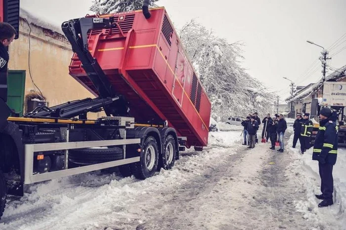 Generatoare aduse în Bărăgan FOTO ISUI Ialomiţa