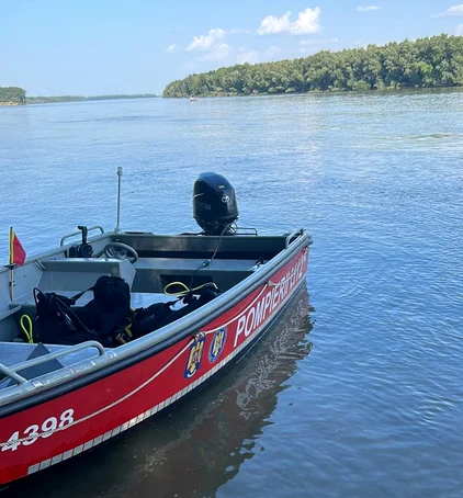 A fost găsit trupul bărbatului dispărut în timp ce pescuia la Gostinu - FOTO ISU Giurgiu Facebook
