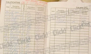 În ciuda situaţiei  financiare precare,  fetiţa are numai  calificative bune jpeg