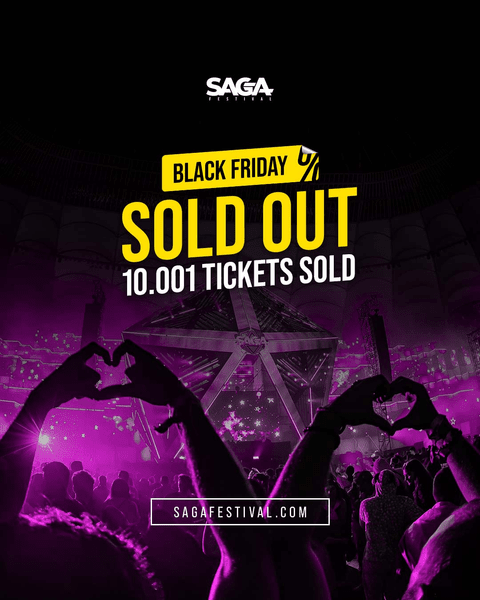 Saga Festival - sold out în campania de Black Friday: 10.001 bilete au fost cumpărate în weekend