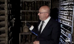 Pivnița de vinuri a lui Stalin, desigilată de Guvernul georgian (© captură video Youtube / DRM News)