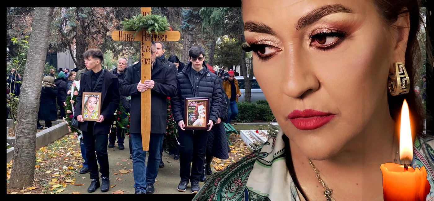 Rona Hartner a fost înmormântată azi / foto: Colaj Click!