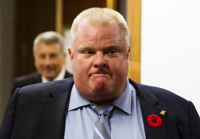 Rob Ford şi-a cerut încă o dată scuze, dar a subliniat că „n-are o problemă dacă vede întreaga lume clipul video”. FOTO Reuters