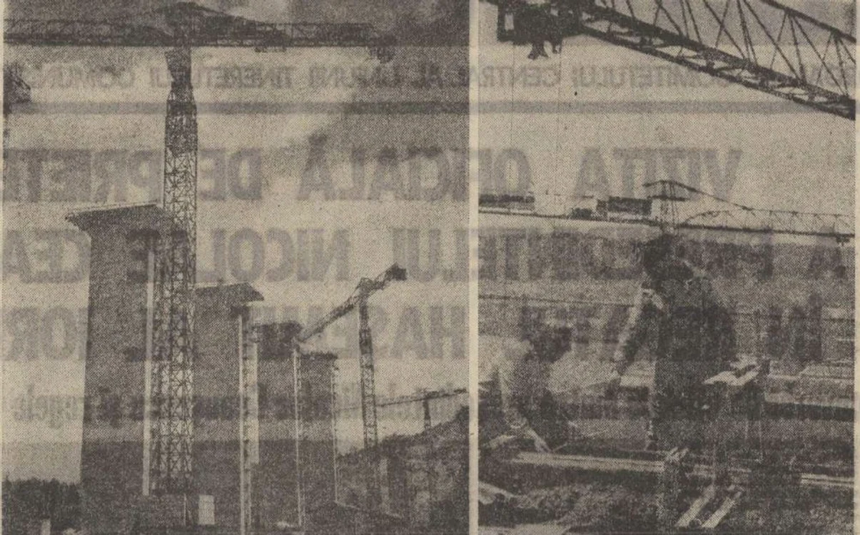 Viaductul Topolog în 1986. Foto: Scânteia