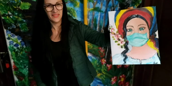 pictoriţa elena ioniţă care a pictat pe casa scării 