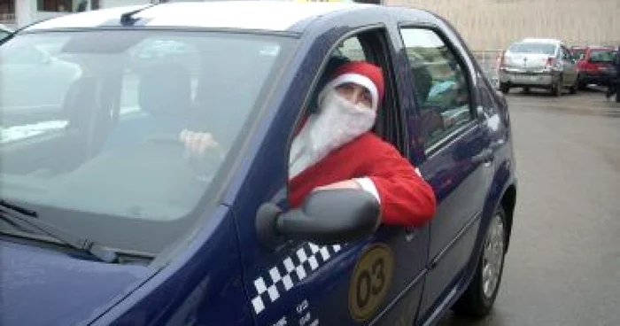 Adrian Szekely este Moş Crăciun taximetrist
