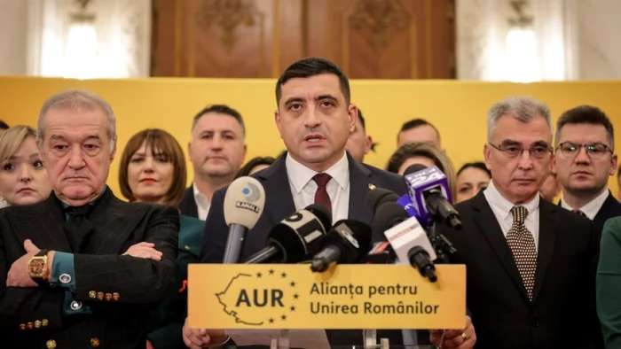 AUR a depus în Parlament patru moțiuni de cenzură împotriva Guvernului condus de Ilie Bolojan