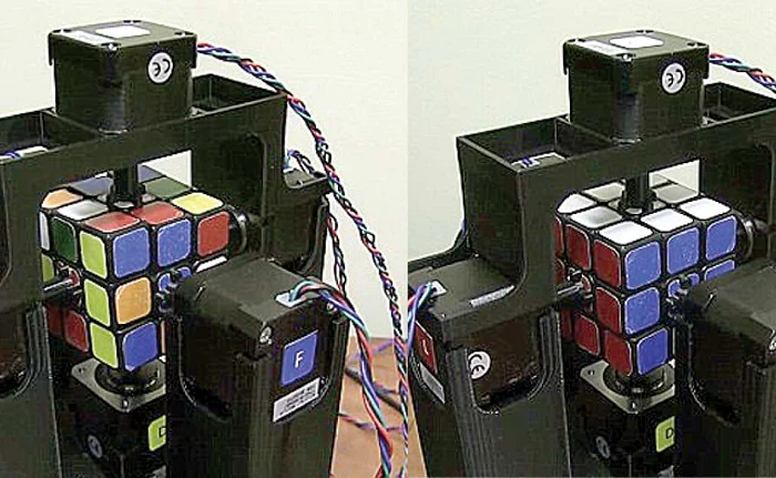 Robotul a rezolvat cubul în 1,047 secunde