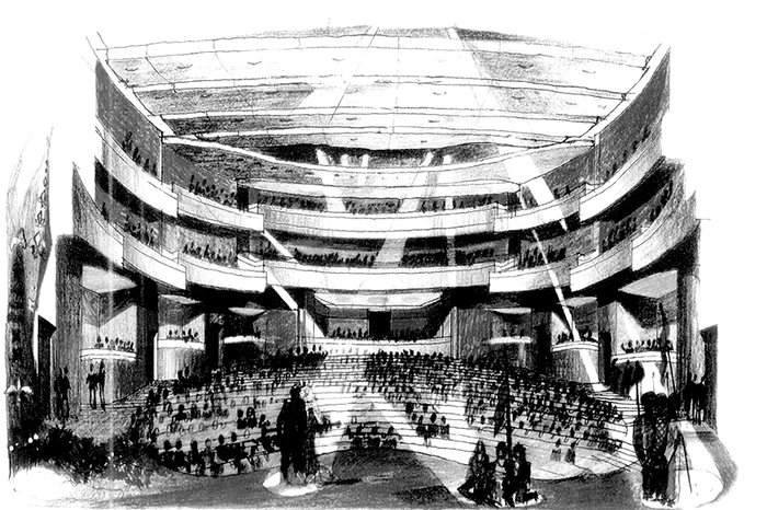 Sala Mare a TNB are în prezent 940 de locuri. FOTO: 