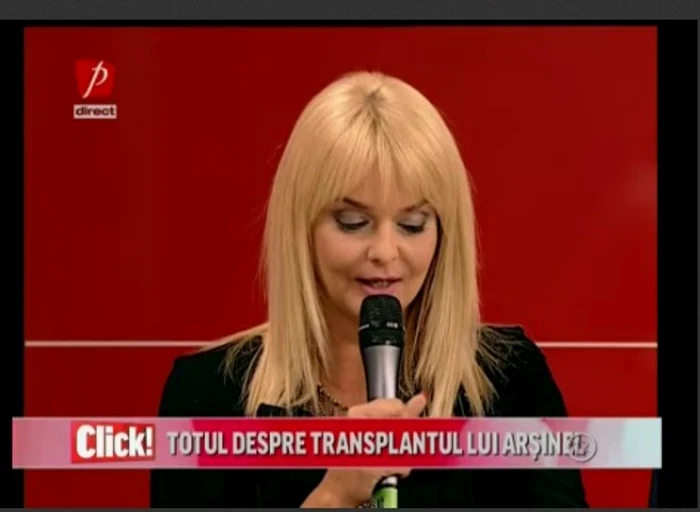 Iuliana Marciuc, în platoul Click!