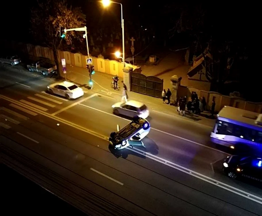 Accident pe Calea Şagului din Timişoara FOTO Info Trafic Jud Timis