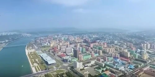 Orasul Phenian filmat de sus FOTO Captura YouTube