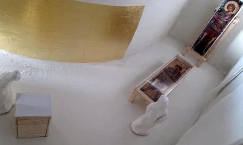 Mărturii  Frescele Mănăstirii Argeşului De la machetă în sala de expunere jpeg