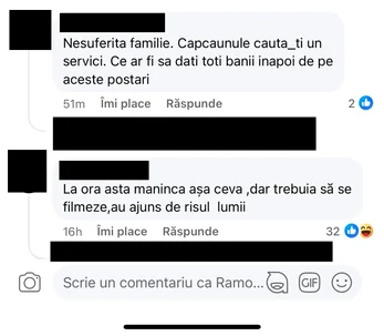 Comentariile primite de Tavi Clonda la postarea de pe Facebook