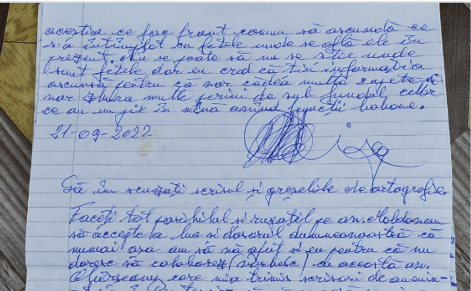 Criminalul Dincă, apel delirant din închisoare către familia Luizei: „Să ne unim toți! Vă rog să mă ajutați cât mai e timp!”