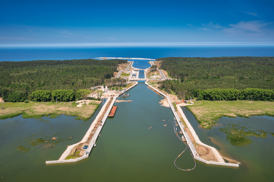 Polonia a inaugurat un canal pentru a evita apele teritoriale ruse