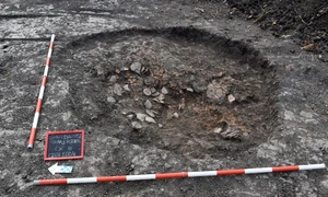 Locuință descoperită la Ghiroda (© Direcția Județeană pentru Cultură Timiș)