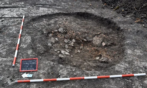 Locuință descoperită la Ghiroda (© Direcția Județeană pentru Cultură Timiș)